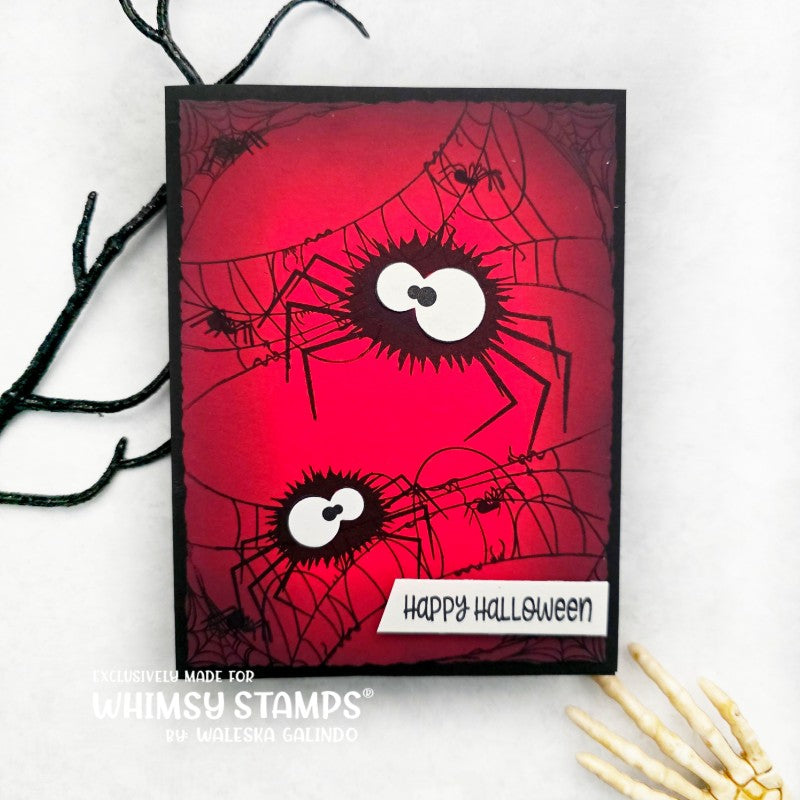 Fuzzy Spiders Clear Stamps