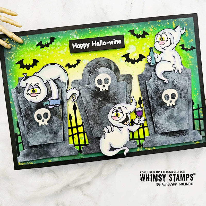 Hey Boo Clear Stamps - Whimsy Stamps