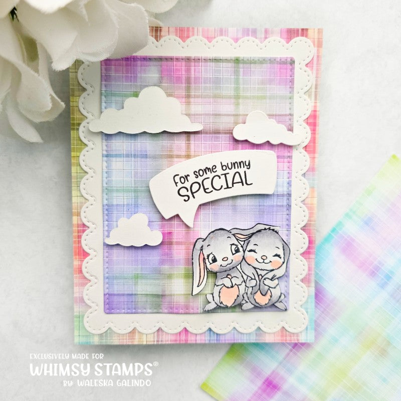 *NEW 6x6 Paper Pack - Pastel Plaid - Whimsy Stamps