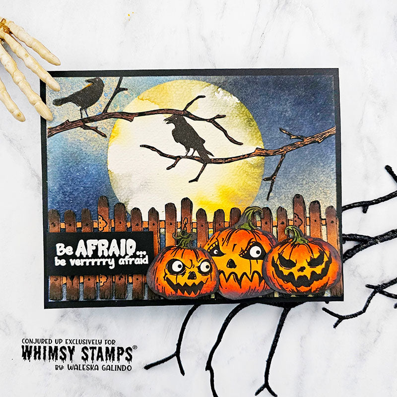 Attempted Murder Clear Stamps - Whimsy Stamps