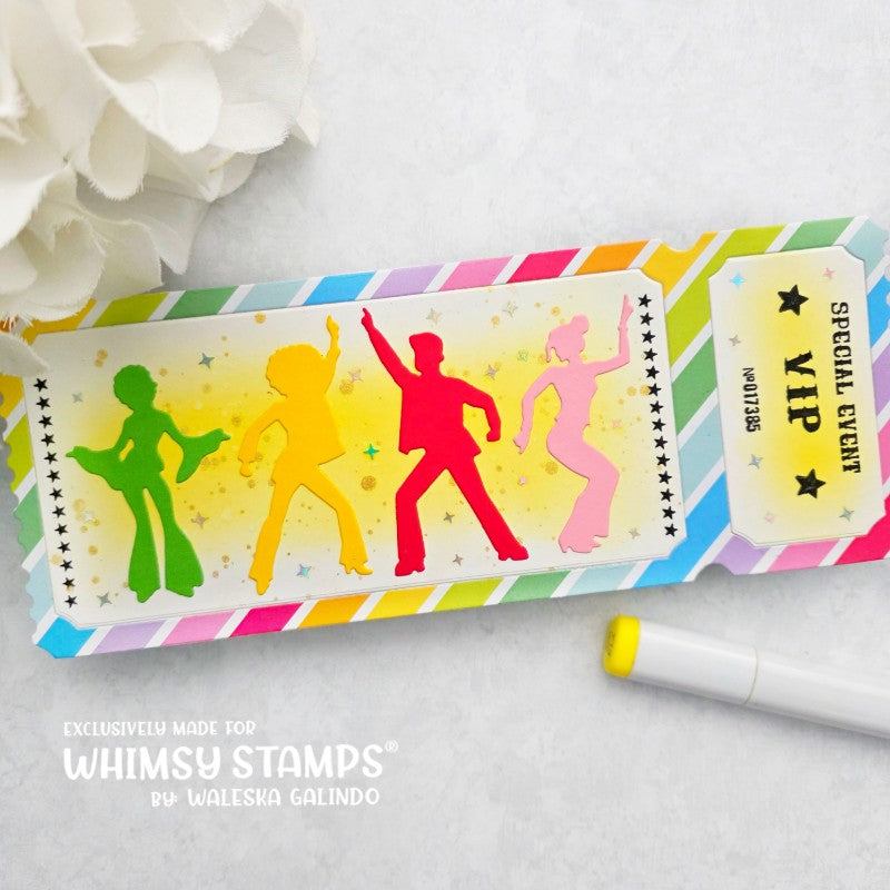 *NEW Terrific Slim Tickets Windows Die Set - Whimsy Stamps