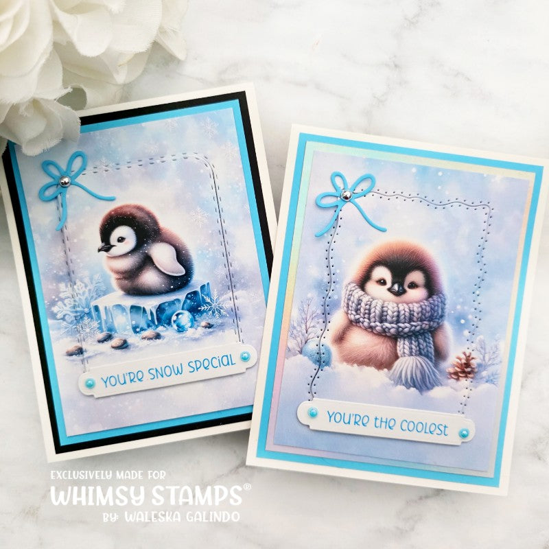 *NEW Quick Card Fronts - Chilly Penguins
