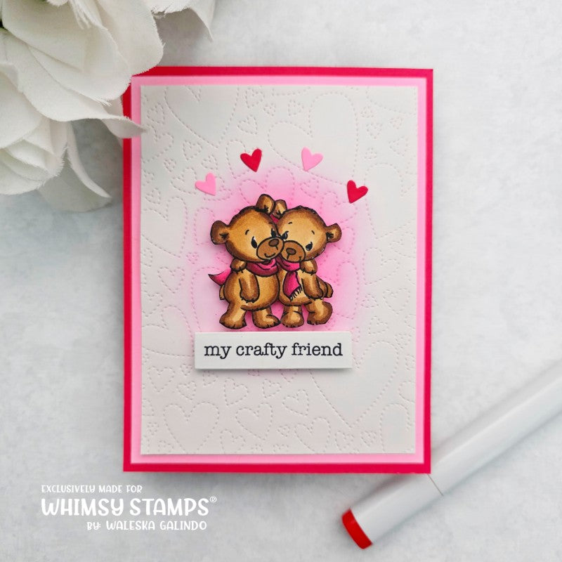 Woodland Valentine Clear Stamps - Whimsy Stamps