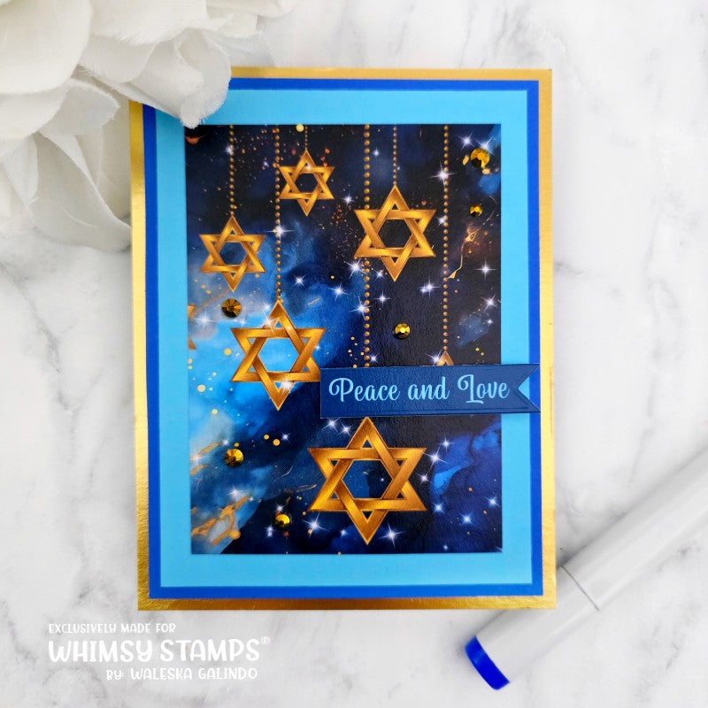 *NEW Quick Card Fronts - Hanukkah - Whimsy Stamps