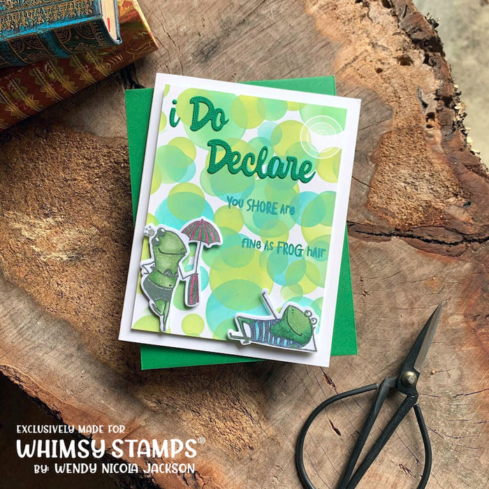 I Do Declare Word Die - Whimsy Stamps