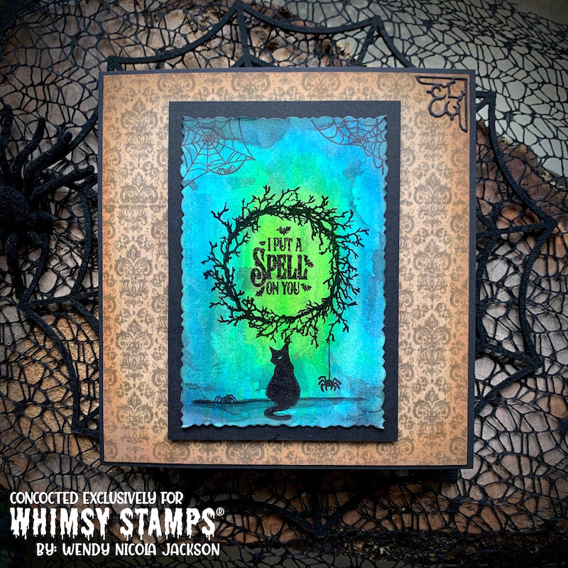 Bramble Wreath Clear Stamps - Whimsy Stamps