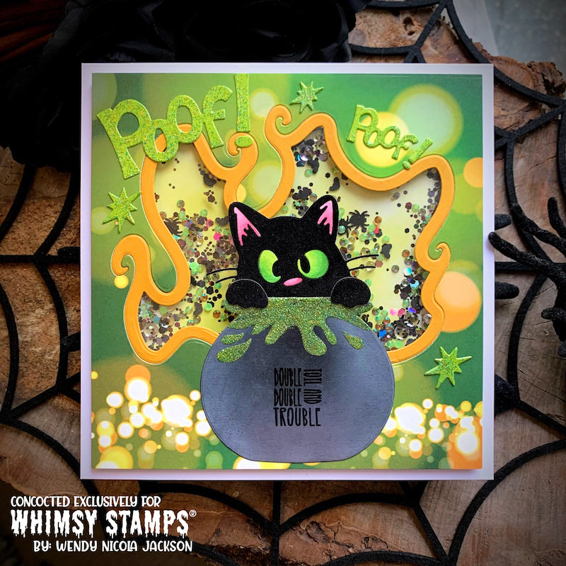 Peeking Kitty Die Set - Whimsy Stamps