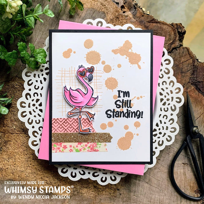 Flamingo Summer Clear Stamps