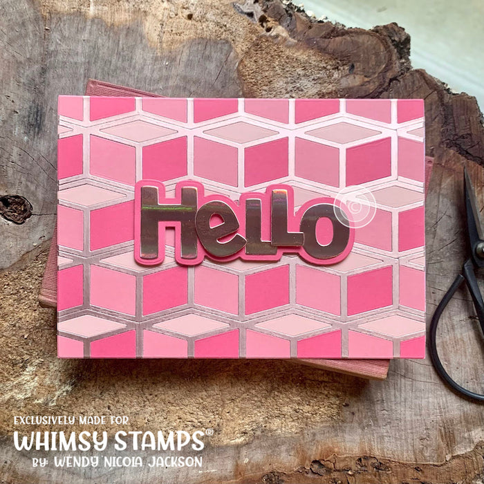 Cubed Die Set - Whimsy Stamps