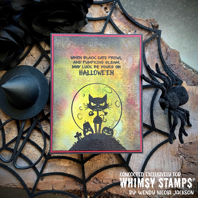 Hiss Off Clear Stamps - Whimsy Stamps