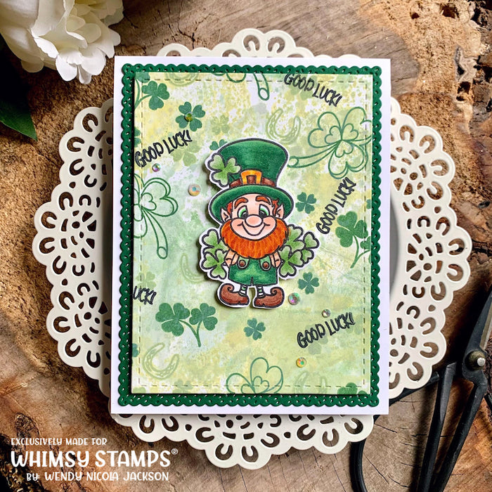 Lucky Leprechauns Clear Stamps - Whimsy Stamps