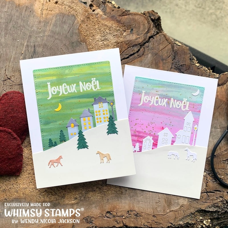 Merry Christmas Around the World Clear Stamps