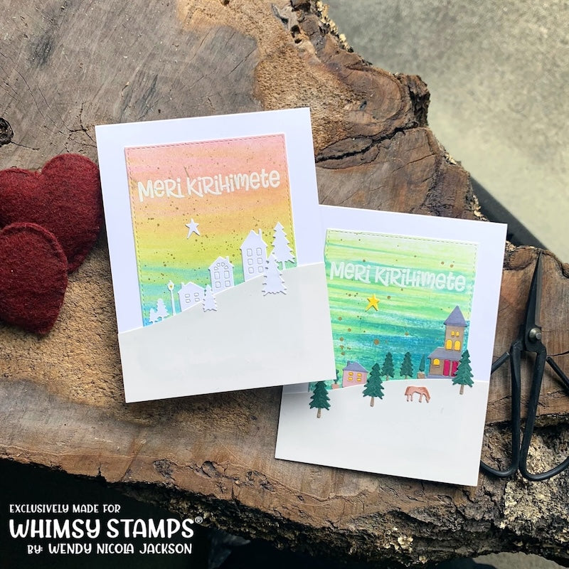 Merry Christmas Around the World Clear Stamps