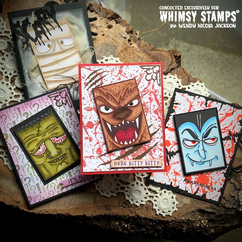 Monster Close Ups Clear Stamps