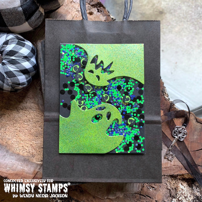 Peeking Ghosts Die Set - Whimsy Stamps