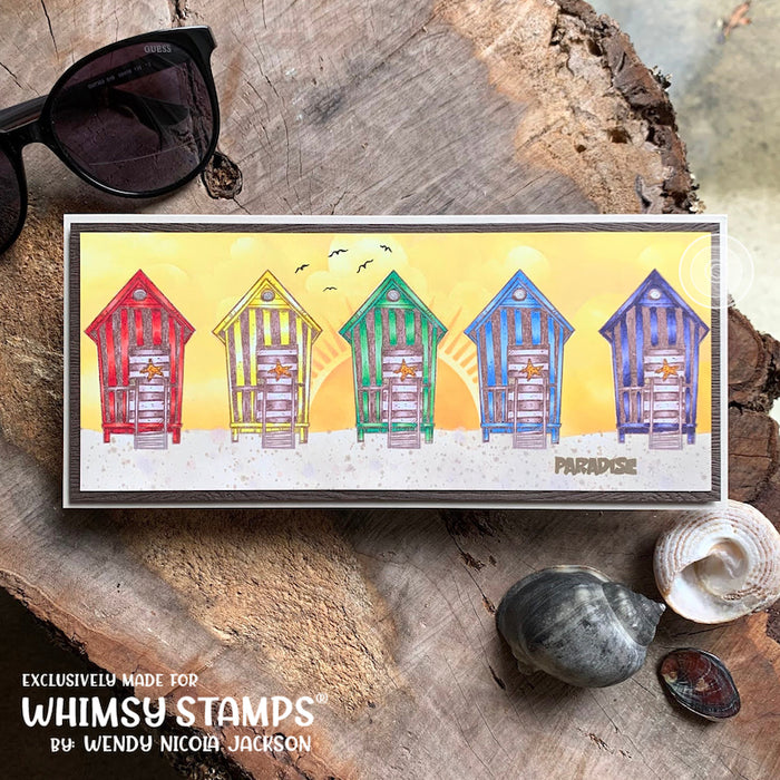 It's Sunny - 6x9 Stencil - Whimsy Stamps