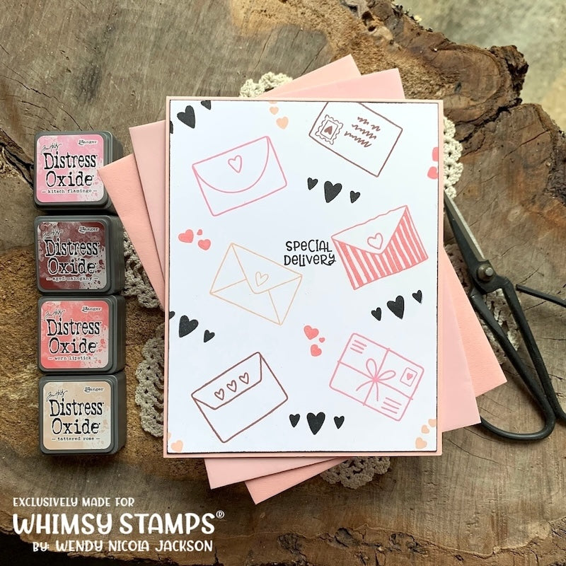 Postal Minis Clear Stamps - Whimsy Stamps