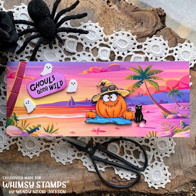 Summerween Scream Clear Stamps - Whimsy Stamps