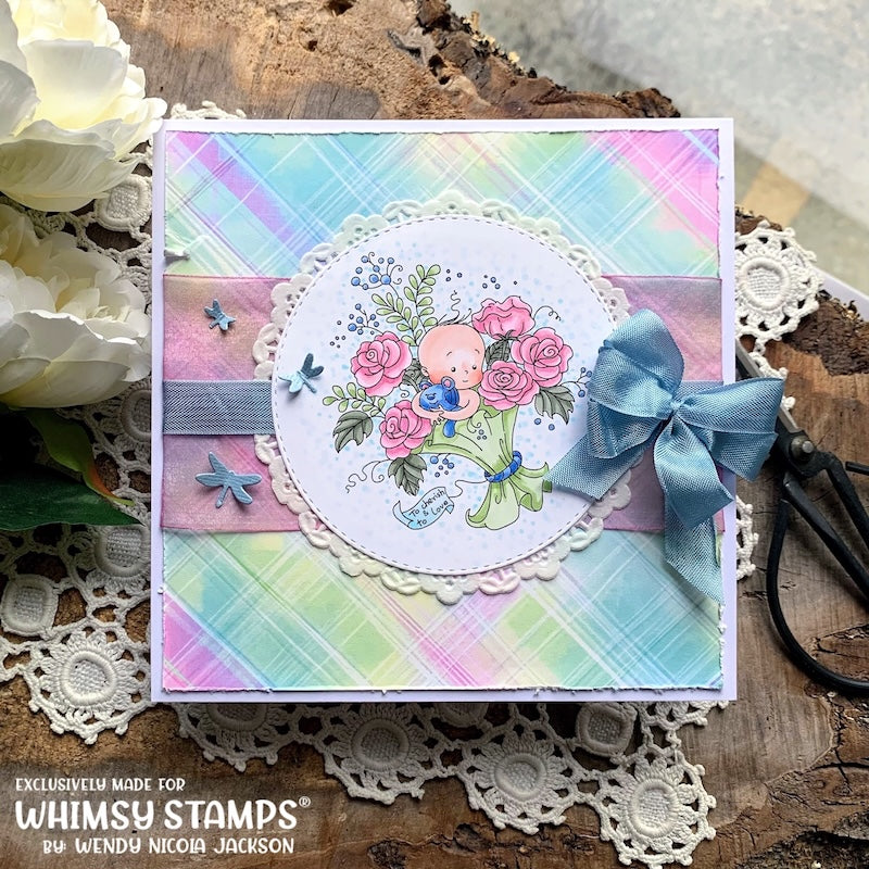 6x6 Paper Pack - Pastel Plaid - Whimsy Stamps
