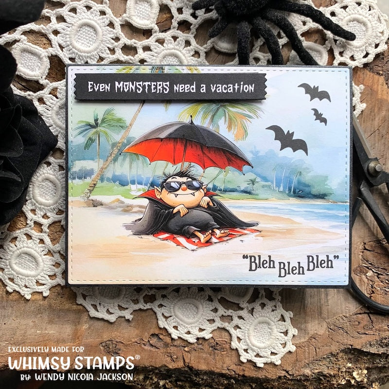 Quick Card Fronts - Summerween - Whimsy Stamps