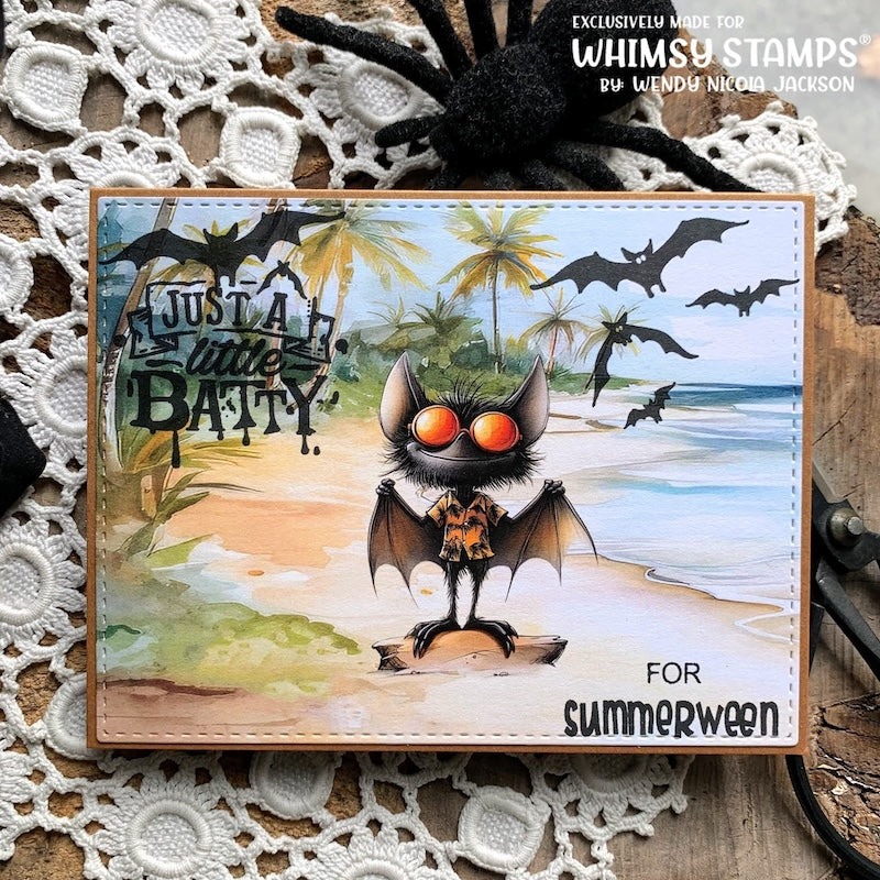 Quick Card Fronts - Summerween - Whimsy Stamps
