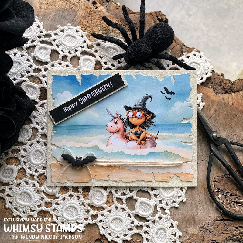 Quick Card Fronts - Summerween - Whimsy Stamps