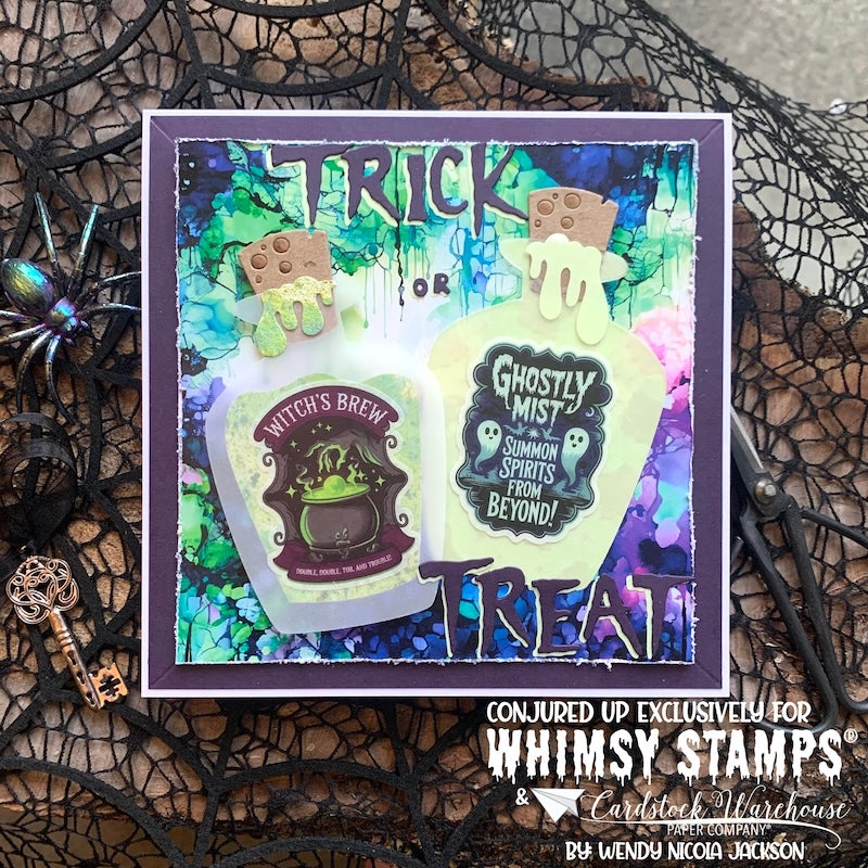 Washi Stickers - Potion Bottle Labels - Whimsy Stamps