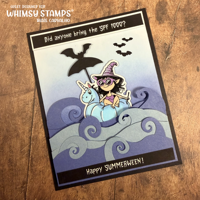 Summerween Scream Clear Stamps - Whimsy Stamps