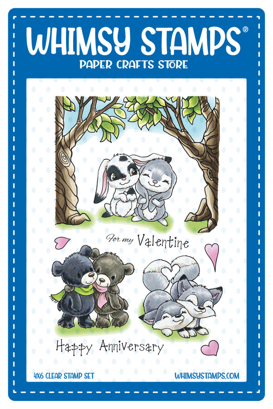 *NEW Woodland Valentine Clear Stamps