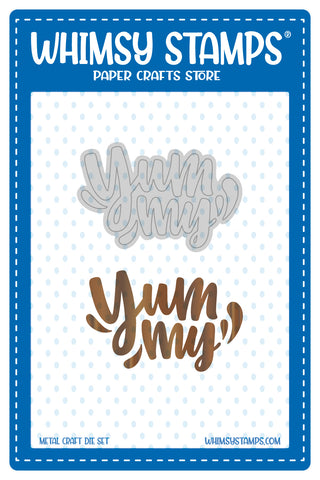 **NEW Yummy Word Die Set - Whimsy Stamps