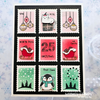Postage Window Shadows Stencil - Whimsy Stamps
