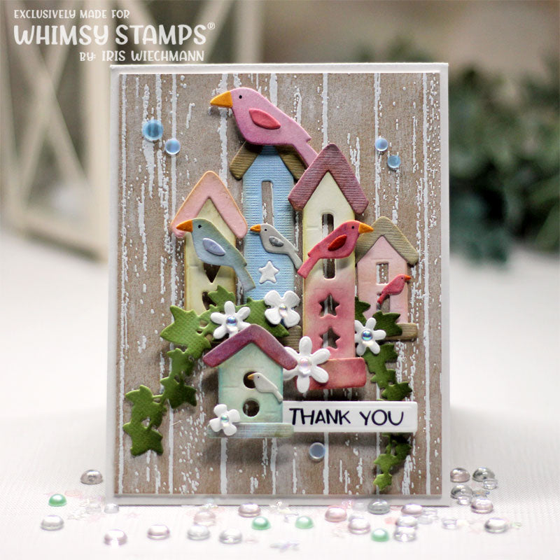 A Murder of Crows Die Set - Whimsy Stamps