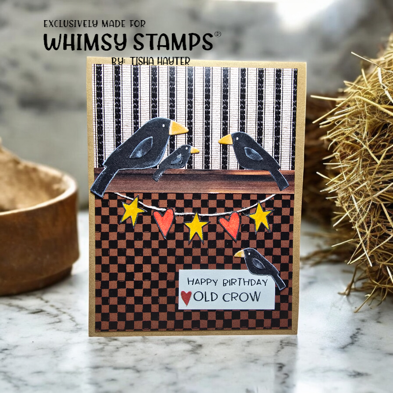A Murder of Crows Die Set - Whimsy Stamps