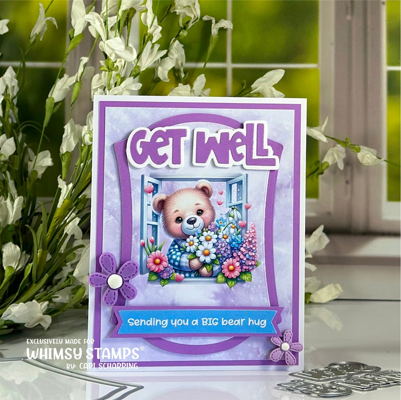 A2 Antique Frames Die Set - Whimsy Stamps