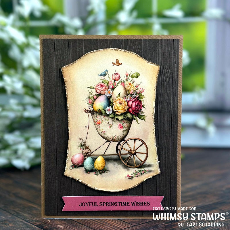 **NEW Quick Card Fronts - Vintage Easter - Whimsy Stamps