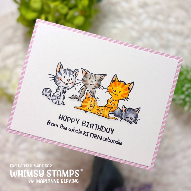 Adopt Don't Shop CATS Clear Stamps - Whimsy Stamps