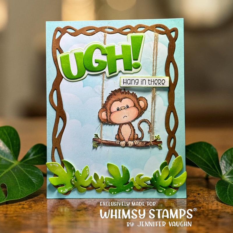 Adorable Monkeys Clear Stamps - Whimsy Stamps