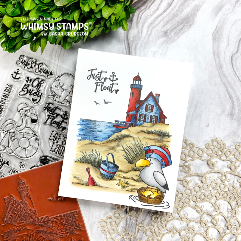 Ahoy, Matey! Clear Stamps - Whimsy Stamps