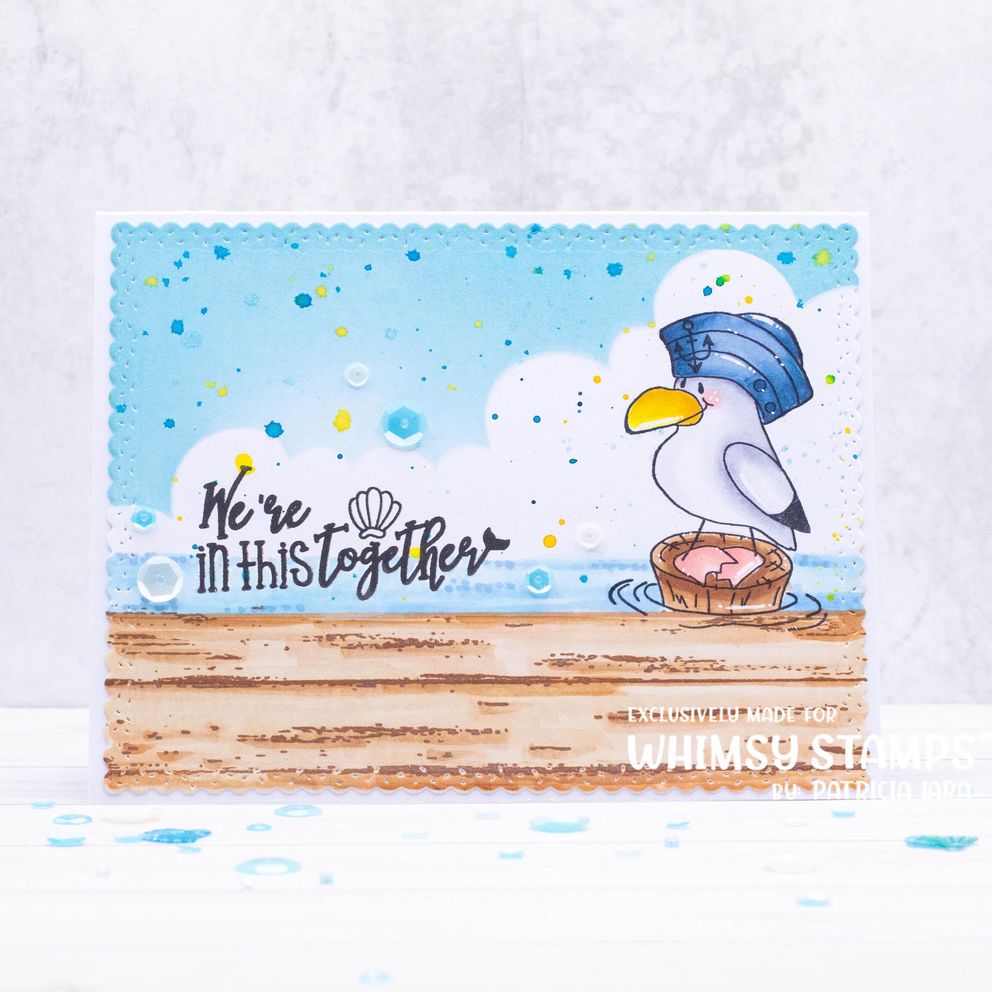 Ahoy, Matey! Clear Stamps - Whimsy Stamps
