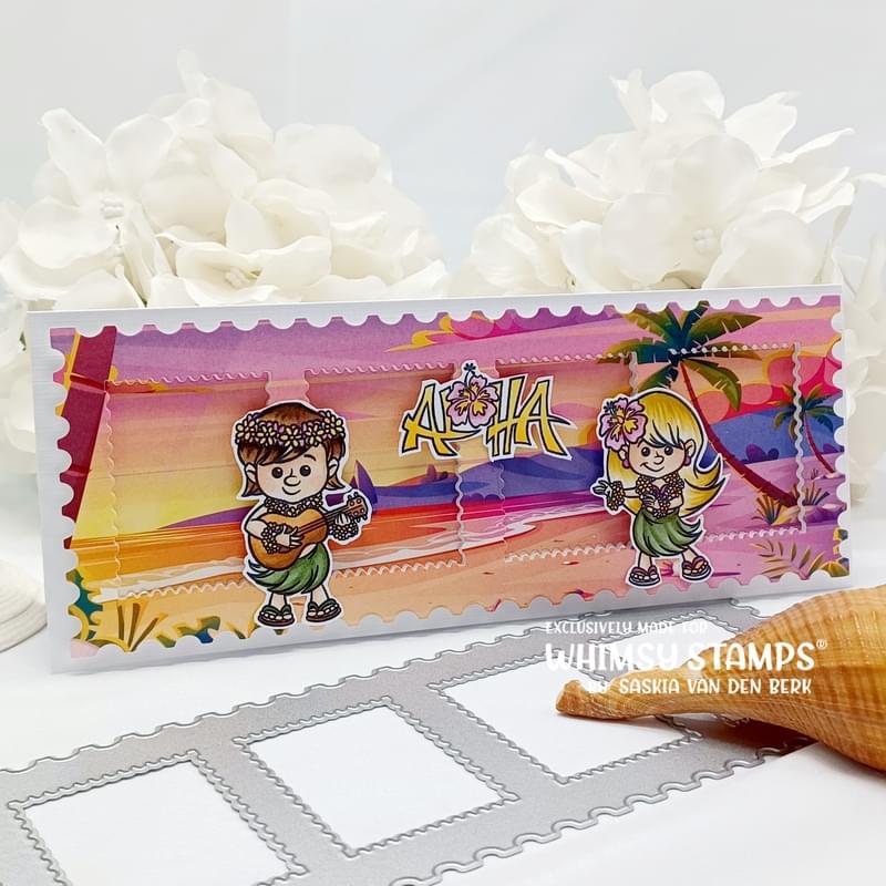 Aloha Kids Clear Stamps - Whimsy Stamps