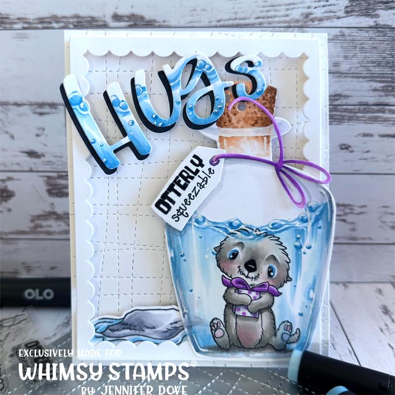 An Otter Birthday Clear Stamps - Whimsy Stamps