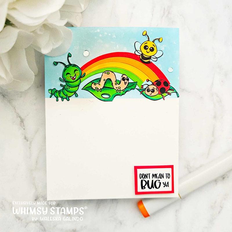 **NEW Don't Mean to Bug Ya Clear Stamps - Whimsy Stamps