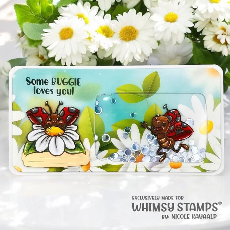 Lady Buggies Clear Stamps - Whimsy Stamps