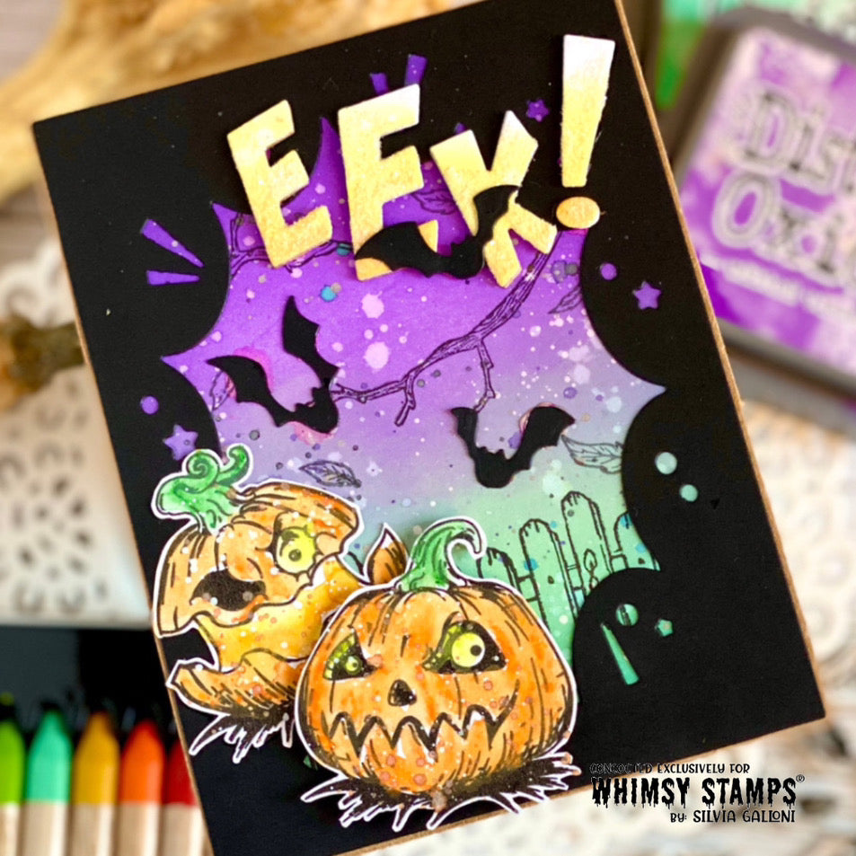 Attempted Murder Clear Stamps - Whimsy Stamps