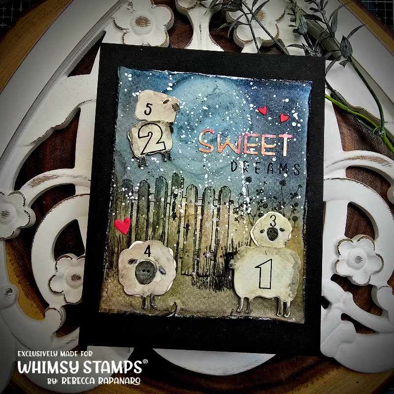 Primitive Sheep Die Set - Whimsy Stamps