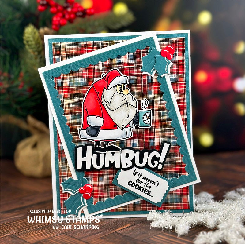 *NEW Merry Stressmas Clear Stamps - Whimsy Stamps
