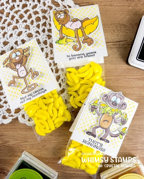 Banana Bunch Clear Stamps - Whimsy Stamps