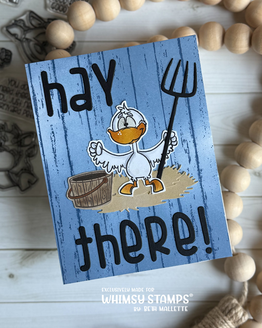 **NEW Barnyard Friends Clear Stamps - Whimsy Stamps