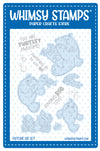 Big Love Manatees Outlines Die Set - Whimsy Stamps
