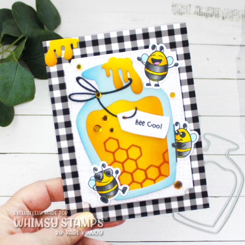 Bizzy Bees Clear Stamps - Whimsy Stamps